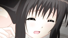 That delightful brunette babe gets penetrated really deep