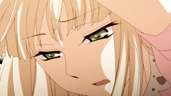 Sexy blonde fingering her cunt in fornt of boyfriend