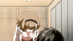 Petite schoolgirl takes cock in her mouth - hentai porn