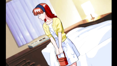 Long haired redhead babe with perfect body in hentai porn toon