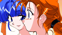 Young lesbian babes having fun together - porn cartoon