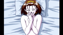 Lovely young babe takes cock in her mouth