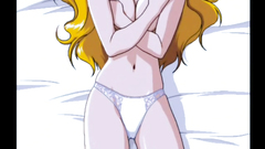 Lovely young babe takes cock in her mouth