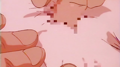 Censured hentai porn action with a petite teen