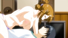 Busty hentai slut feels very horny right now