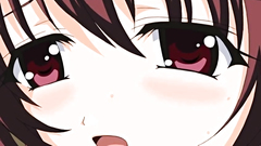 Young babe with nice tits caresses herself when feels horny