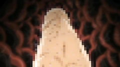 Young babe with nice tits caresses herself when feels horny