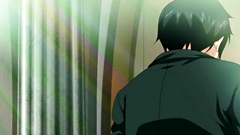 Lovely blonde babe plays with massive schlong