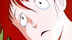 Old school drawn hentai porn cartoon with funny guy