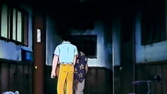 Drawn hentai old cartoon with funny horny heroes