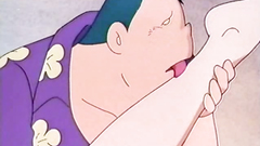 Drawn hentai old cartoon with funny horny heroes