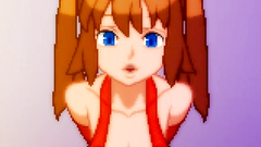 Busty redhead girl ges brutally banged in BDSM style