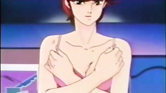 Drawn erotic cartoon with seductive woman