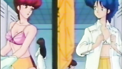 Drawn erotic cartoon with seductive woman