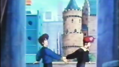 Drawn erotic cartoon with seductive woman