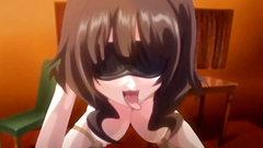 Petite hentai chick takes massive cock in her tiny pussy