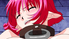 Redhead beautiful elf gets destroyed by horny monster