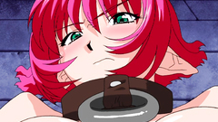 Redhead beautiful elf gets destroyed by horny monster