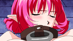 Redhead beautiful elf gets destroyed by horny monster