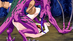 Petite human babes attacked and fucke by ugly aliens