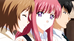 Redhead hentai schoolgirl joined by huge dick