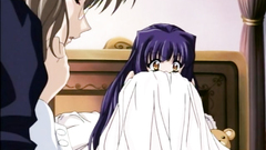 Young and beautiful girl explores her sexuality