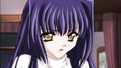 Young and beautiful girl explores her sexuality