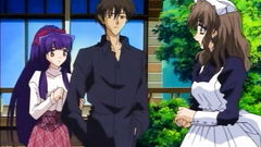 Petite young maids serving their master - hentai porn