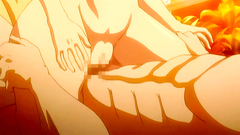 Beautiful blonde babes in hentai cartoon video