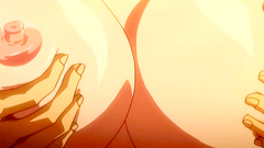 Beautiful blonde babes in hentai cartoon video