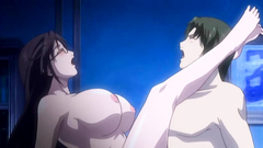 Naughty babes in hardcore 3some bang - zz hentai porn video