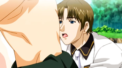 Outdoor group sex for a busty hentai slut that doesn't mind