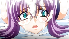 Petite hentai chick cruel doggy style drilled on the bed