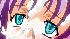 Petite hentai chick cruel doggy style drilled on the bed