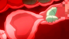 Beautiful hentai babe with blue hair gets fucked hard