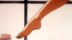 Erotic hentai babe gets in a naughty mood