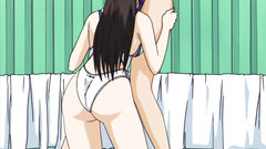 Adorable drawn hentai chicks have lesbian passion