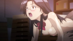 Young brunette in pantyhoses gets masturbated by vibrator