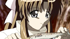 Hentai girl with sexy breasts and her interesting adventures