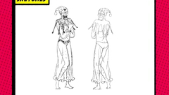 Angry creatures and sexy girls in drawn sex toons