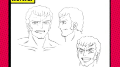 Angry creatures and sexy girls in drawn sex toons