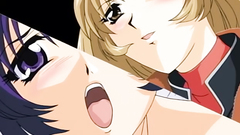 Short haired henatai cutie gets filled with a sticky cum