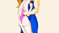 Horny teens enjoying hardcore fuck in hentai toon