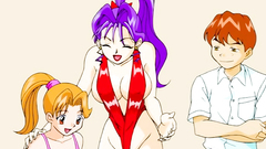 Horny teens enjoying hardcore fuck in hentai toon