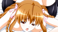 Beautiful big breasted babe attacked and bondaged by horny tentacles