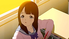 Sexy schoolgirl sucks big boner on her knees