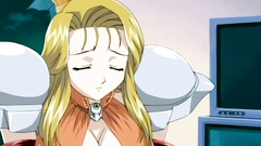 Awesome blonde from hentai toon is ready for adventures