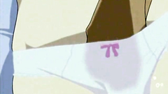 Young hentai couple making love in the bedroom