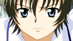 Brown-haired schoolgirl seduced for sex in hentai video