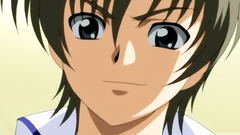 Brown-haired schoolgirl seduced for sex in hentai video